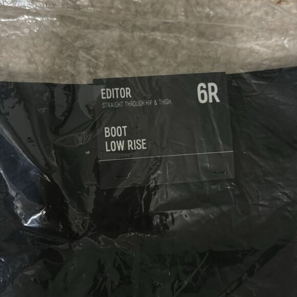 🆕 NWT Express Editor Original Low Rise Bootcut Pant, Women’s Size 6, In Plastic - Picture 4 of 11